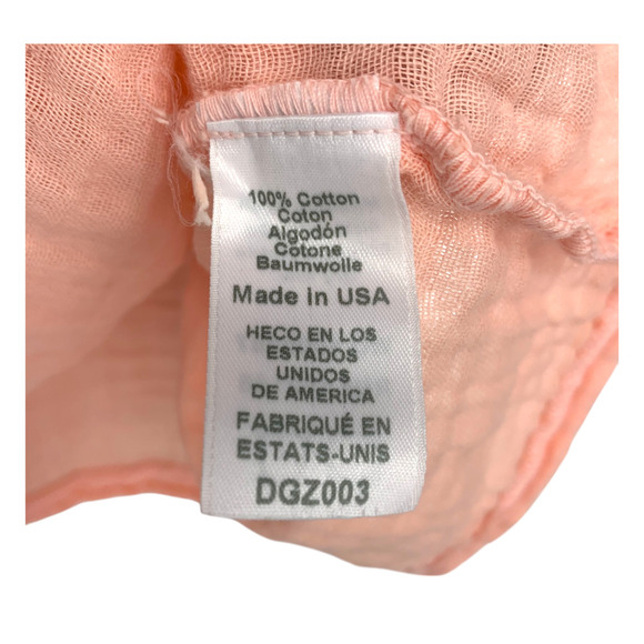 NEW Michael Stars Viola Sz XL Peach Double Gauze Split Neck Tank Top Blouse NWOT - Picture 4 of 6